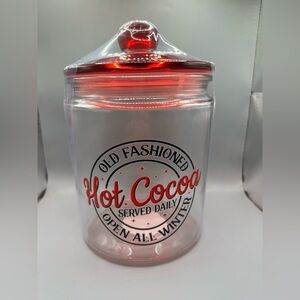 Target Bullseye Playground HOT COCOA Glass Christmas Canister Cocoa Bar 2025 NEW